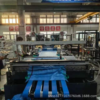 无纺布手提焊把袋制袋机 无纺布西服袋制袋机 无纺布制袋机