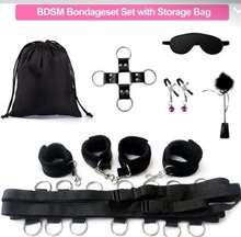 BDSM套装组合配套跨境成人性用品情趣束缚肛塞大满贯性玩具亚马逊