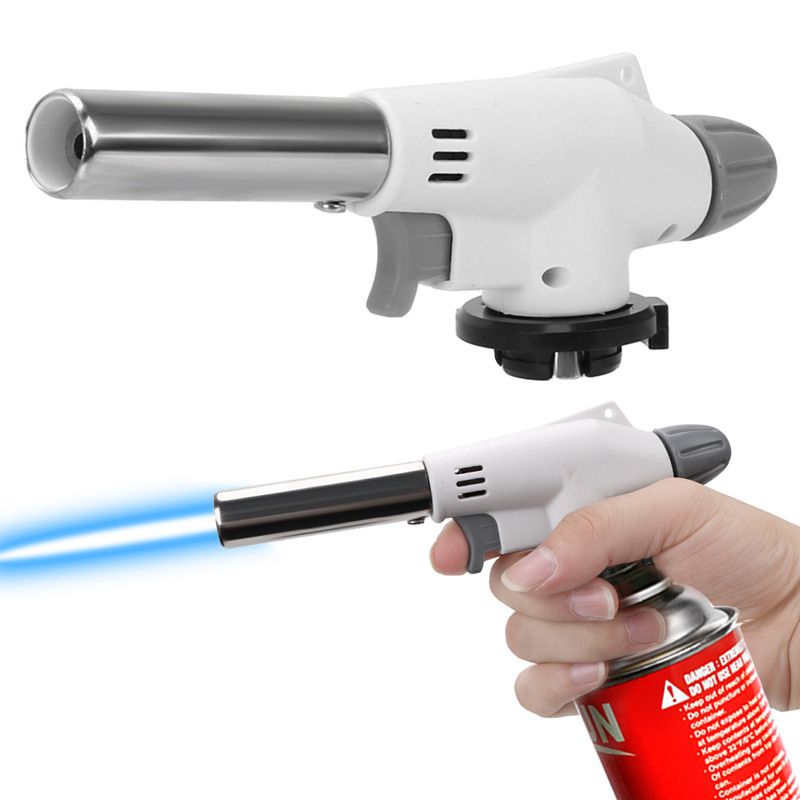920 Portable High Temperature Flame Gun Picnic Bbq Cassette Stove Spray Gun Outdoor Ignition Welding Gun Cross-Border Dropshipping