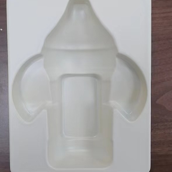 奶瓶吸塑奶瓶内托185*145可定/制PS浅杏色吸塑包装厂家