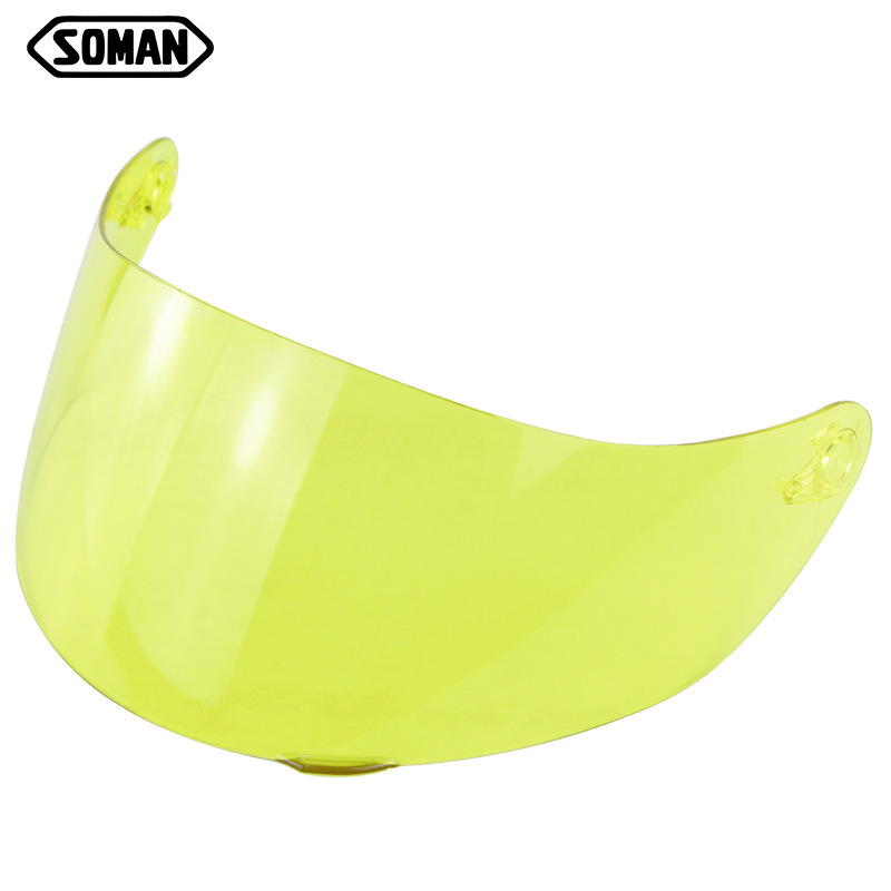 Replacement Lens, Motuoche Dəbilqə (Kaska) aksesuarları - yellow-lens