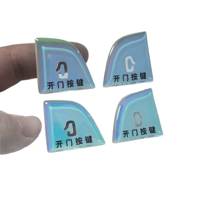 Button Reminder Stickers, Luminous Door | Car interior film