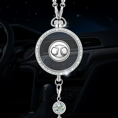 Car hanging — and Car Interior Decorations for Women - beiqi-zhou-drill-drop-pendant-with-a-bottle-of-sea-perfume