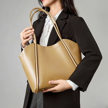 外贸大包包女2025新款托特包大容量女真皮女包复古通勤百搭单肩包