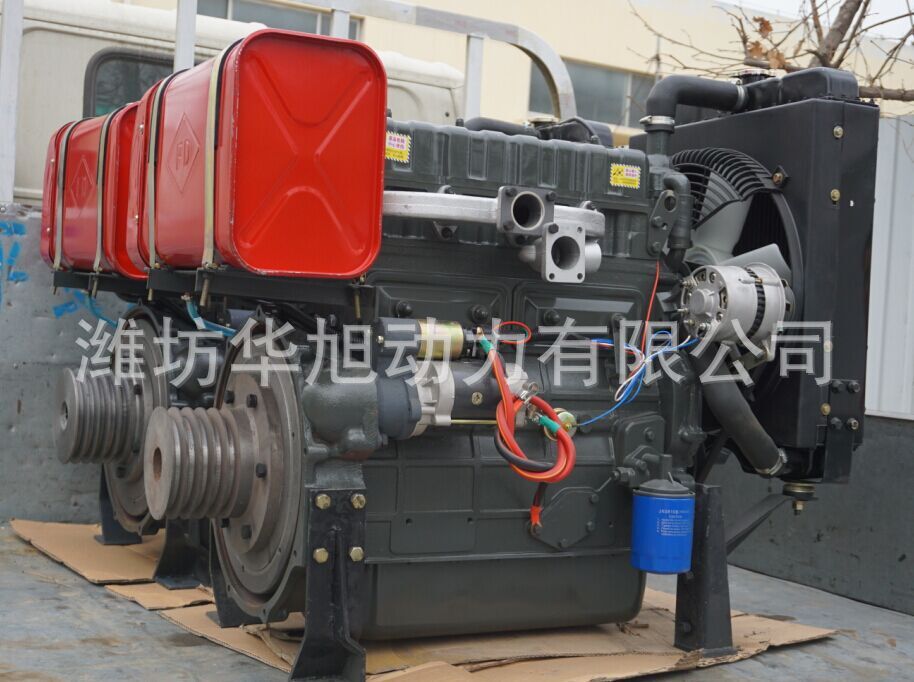 潍坊华旭 50马力柴油机 ZH4100P柴油机 粉碎机用  4100柴油机