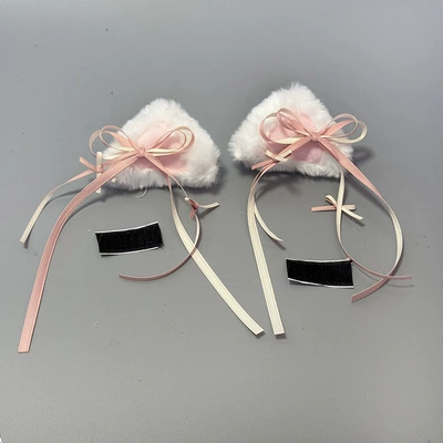 Internet Celebrant Helmet Accessories Ski – Motosiklet dəbilqələri - good-cat-white-pink-ribbon