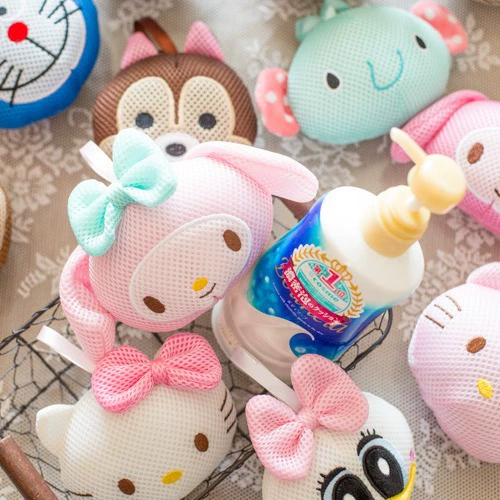 Cute three dimensional cartoon bath ball for bathing, bath sponge, new collection