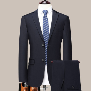 Light Luxury Men's Wool suit Suit Business Professional Work Double Split Suit Male Manager Banquet Wedding Dress