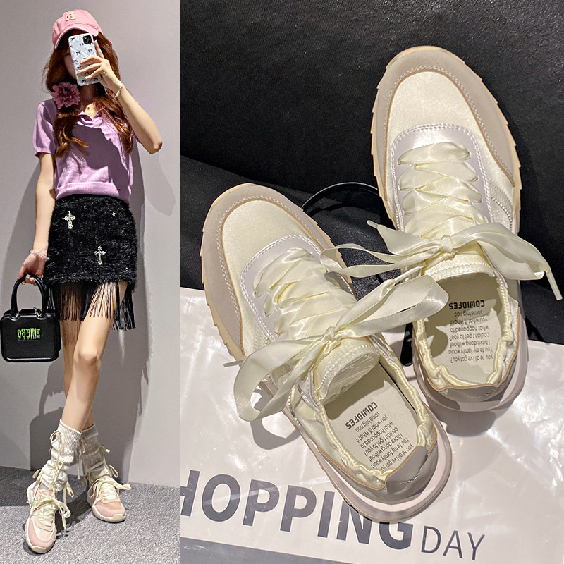 2024 Summer Women's Casual Shoes Student Campus Fashion Korean Style Ultra-light Breathable All-match New Sneakers