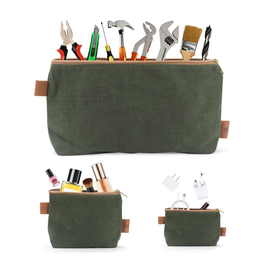Wessleco bolsa de herramientas de la lona del hogar electricista Kit de lona del coche Kit de hardware bolsa de electricista portátil