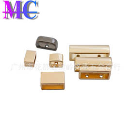 现货供应箱包五金配件锌合金方介子皮条介仔方形扣皮带孔扣