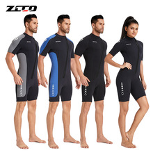 ZCCO新款3mm潜水服男女短袖短裤潜水衣加厚保暖防寒冲浪衣水母衣