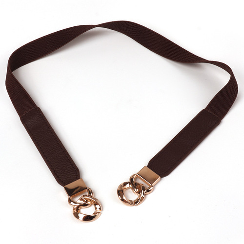 Thin waist belt for women, fashionable, simple and versatile, with dress accessories, skirt belt, summer elastic elastic waistband