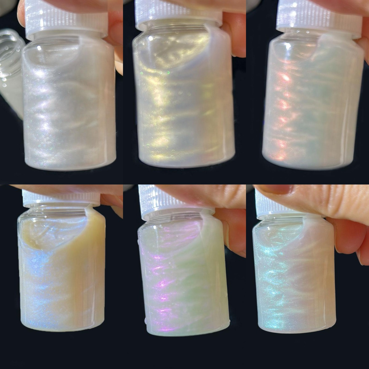 跨境专供高纯度幻彩极光琉璃粉环氧树脂滴胶流麻diy偏光珠光粉10g