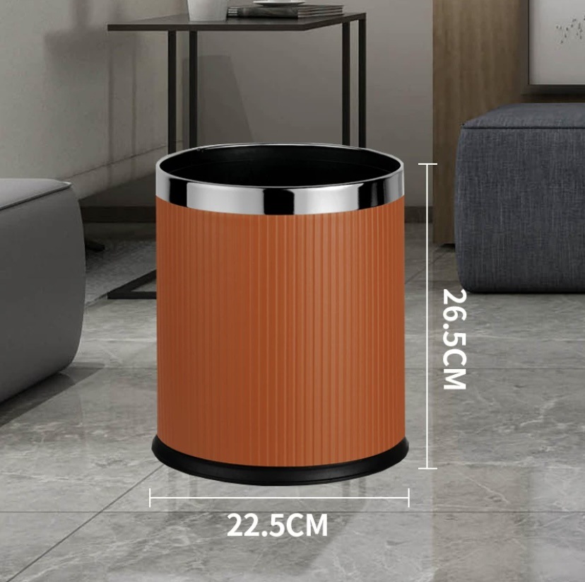 10L anillo de plata raya italiana naranja