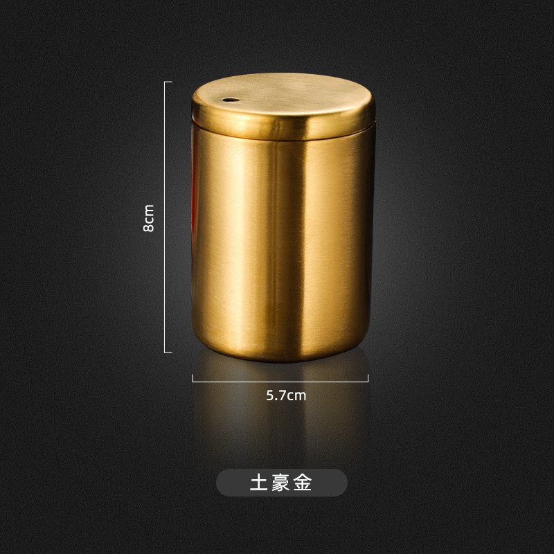 不锈钢牙签筒创意加厚抗摔牙签收纳罐家用餐厅牙签筒批发制定logo|undefined