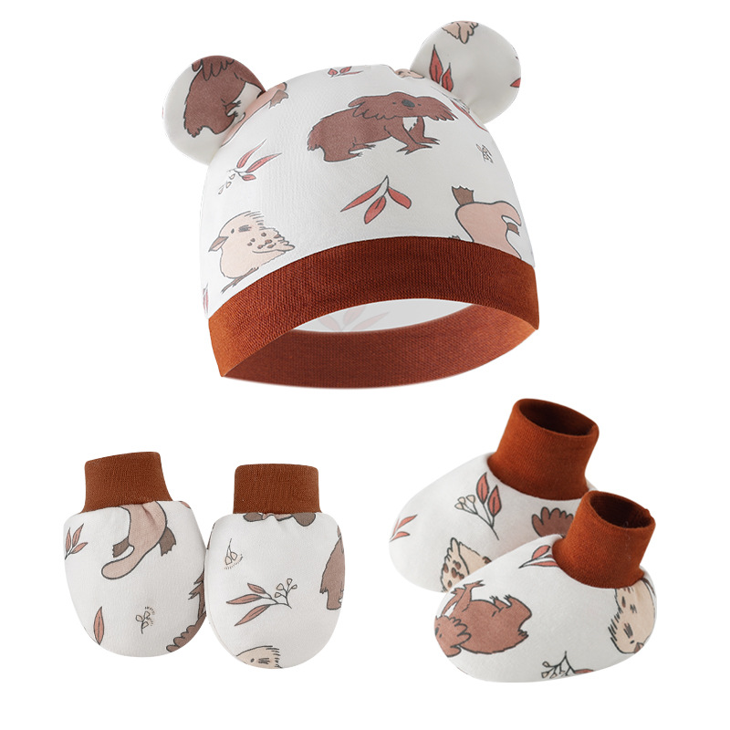 Baby Girl's Baby Boy's Cute Tree Bear Baby Hat display picture 13