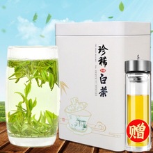 2023新茶珍稀白茶绿茶送杯子雨前绿茶正宗特产白茶叶100g500g可选