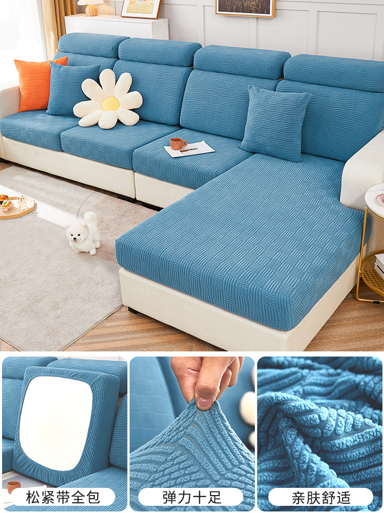 Cubierta de sofá cubierta todo incluido 2022 nuevo cuatro estaciones universal elástico engrosado sofá cojín cubierta protectora