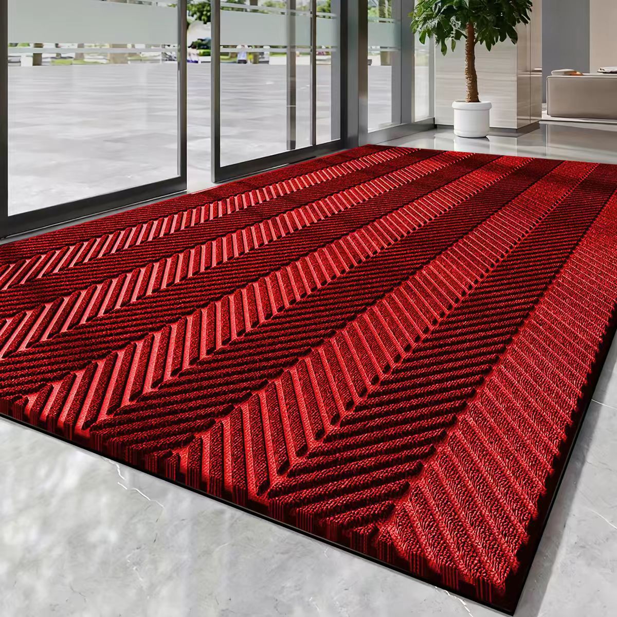 짙은 적색 순환 무늬