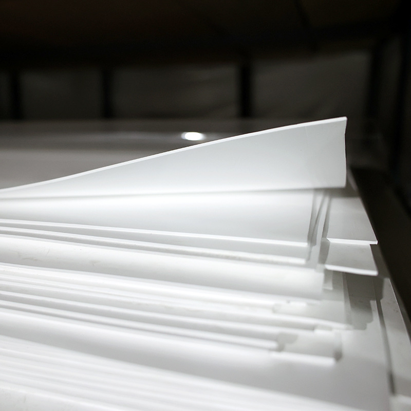 厂家现货膨体四氟板材白色塑料PTFE板材聚四氟乙烯板可零切四氟板