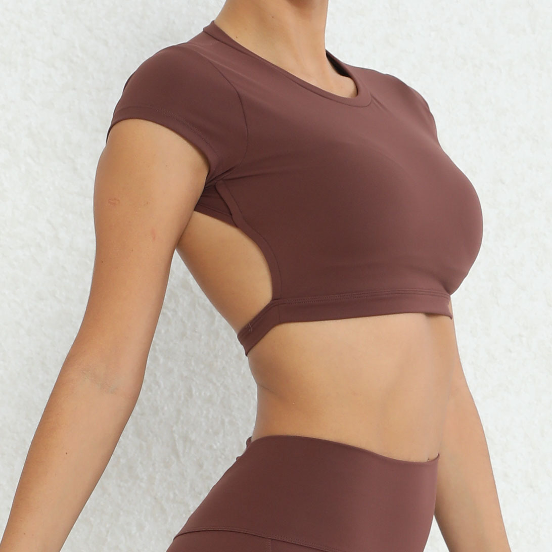 175g Weight Short Sleeve Sleeve Length Nylon, Cotton Blend Fabric Type Short Top Length T-shirt Tops Type Gym, Yoga, Running Occasion Round Neck Neckline Solid Color Pattern Simple Style, Sport Style Style Simple Style Sport Style Solid Color Nylon Cotton Blend Round Neck Active Tops T-shirt 37