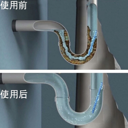 Sewer cleaning stick U-shaped pipe dredging artifact deodorizing kitchen floor drain cleaning powerful decontamination stick household