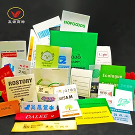 洗唛、商标;吊粒、吊牌;不干胶标签
