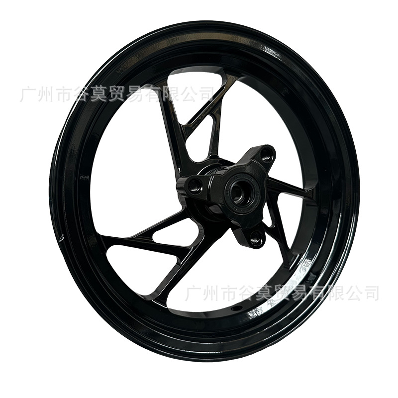 Saema Aluminum Alloy Wheel Hub Is Suitable for Electric Bicycles and Electric Motorcycles, 10-Inch 2.15J Modified Aluminum Wheel Hub