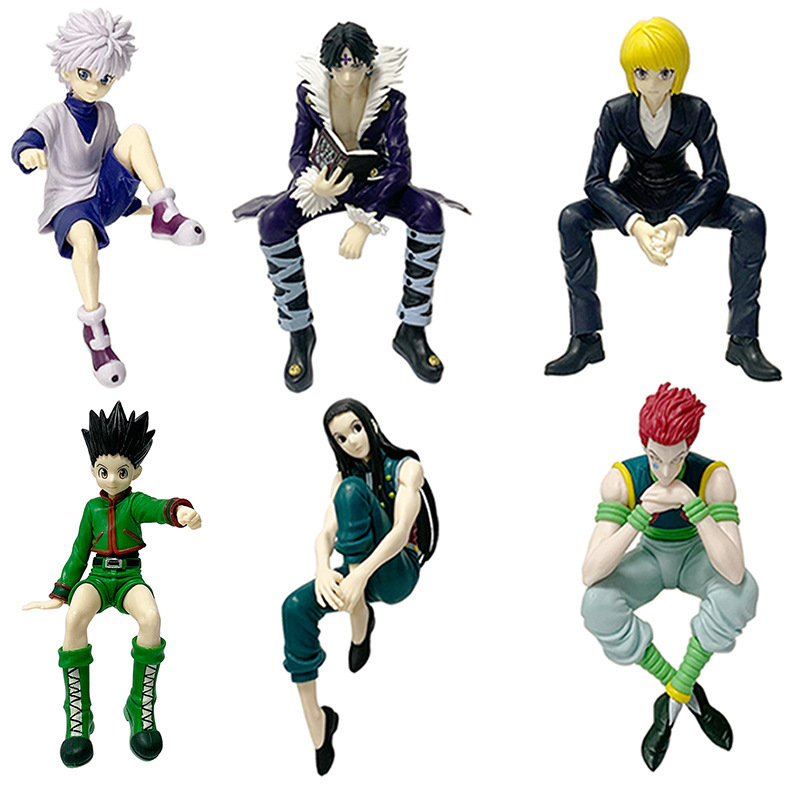 Full-Time Hunter Figure: Shijie, Kagekiro, Kulolapica, Cissoliel, Motorcycle, Car Chassis Model Ornament
