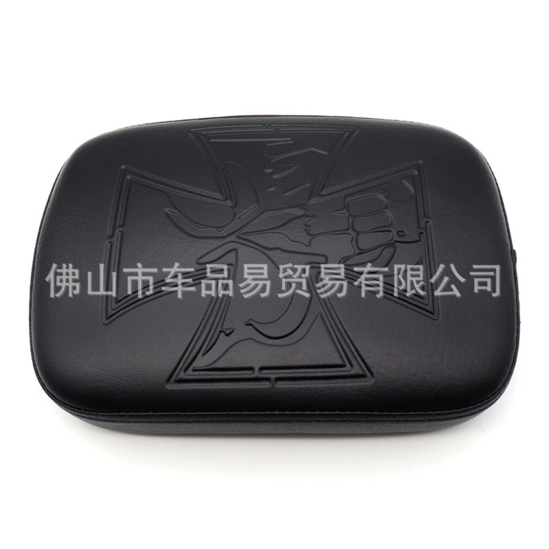 Suitable for Harley retro 883/1200 X48 modified suction cup rear seat cushion with cross embossed seat pad