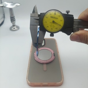 Cross-Border Phone Case Stand Factory Glitter Mirror Click Sound 360 Rotating Stand Mirror Makeup