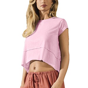 AYM037423 Sleeveless Quick Dry T-Shirt Fitness Loose Irregular Top Aoyema wholesale
