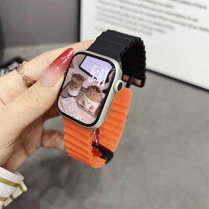 Black, orange