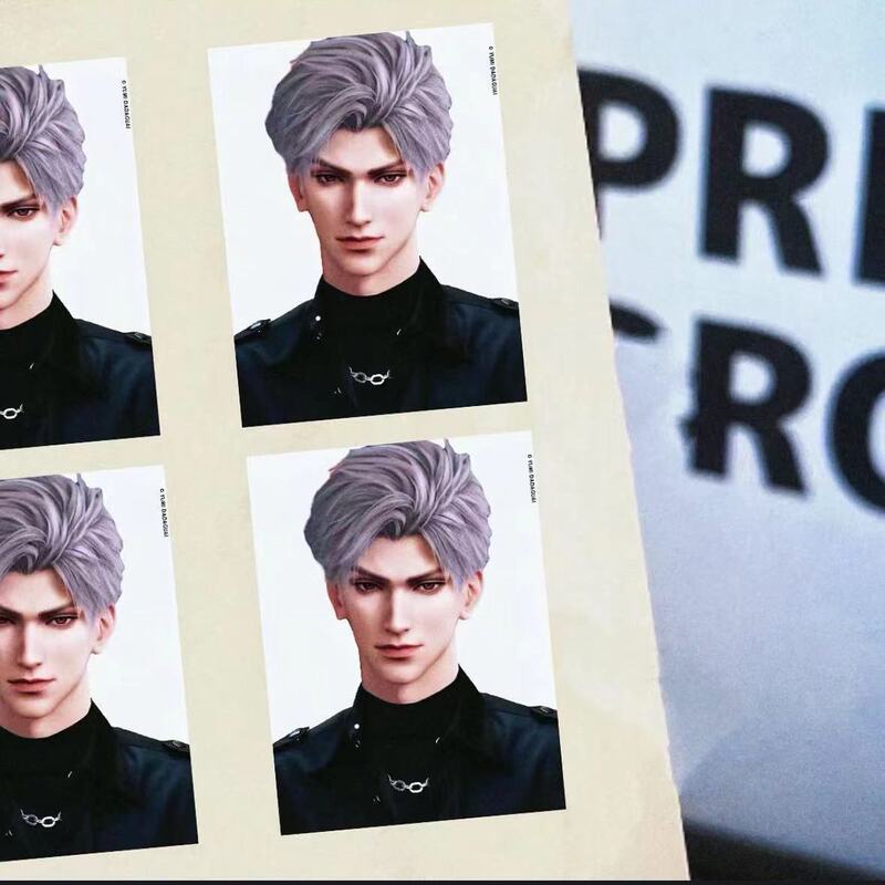 Love and Deep Space Surrounding Qin Che 1-inch ID Card Creative Mobile Phone Shell Keychain Decorative Small Card ID Card