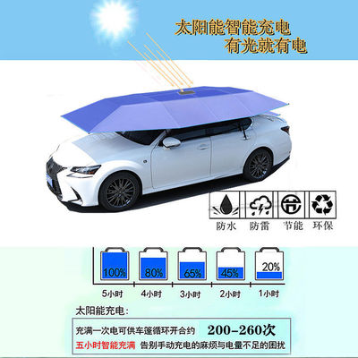 automobile Sunshade Sunshade fully automatic move Hood Sunscreen car cover fold Parking shed Awning Telescopic awning