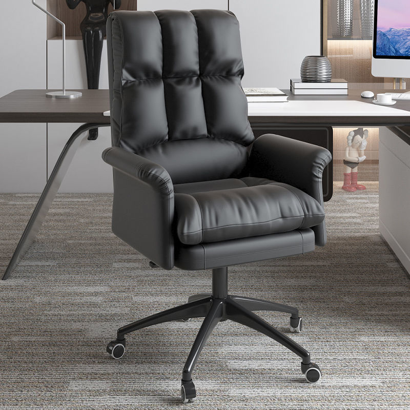 Silla de computadora jefe silla de oficina de larga duración silla giratoria ajustable hogar e-sports silla respaldo silla cómodo sofá asiento