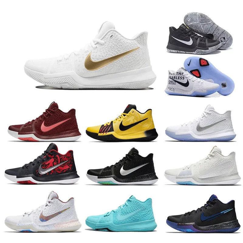 Kyrie 3 Men's Practical Basketball Shoes Kyrie3 Student Couple Air-Cushioned Wear-Resistant Non-Slip Shock-Absorbing Sports Shoes for Women Kyrie 3 Men's Practical Basketball Shoes Kyrie3 Student Couple Air-Cushioned Wear-Resistant Non-Slip Shock-Absorbing Sports Shoes for Women