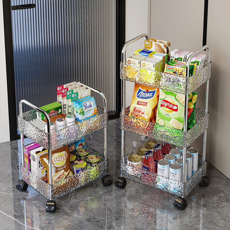 Estante, sala de estar para el hogar, cochecito, dormitorio, estante móvil para bocadillos, cocina de piso a techo, estante de almacenamiento multicapa, estante de baño