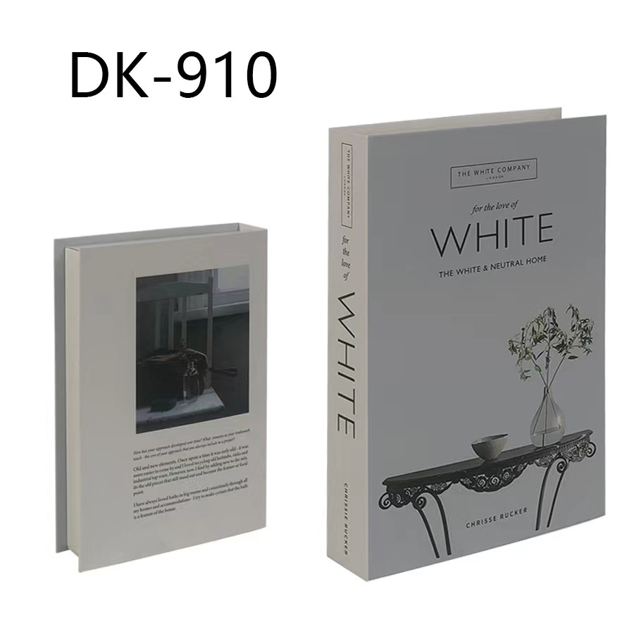 Nordic moderno libro falso plegable Inglés simulación libro accesorios de decoración libro Hotel hogar suave decoración libro