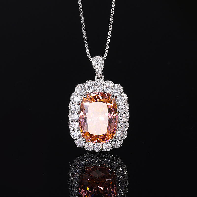 2024 nueva joyería Zhuang Shengsheng, fondo de cobre, simulación chapada en oro, nido de pájaro cortado, traje de temperamento de tesoro de color femenino 12*16