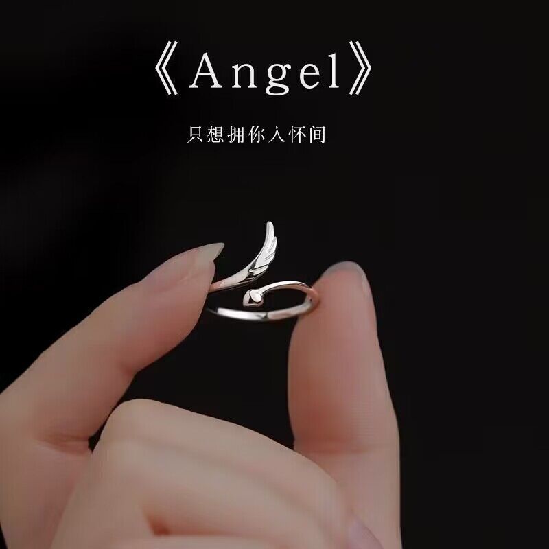 J652 깃털반지 [실버]