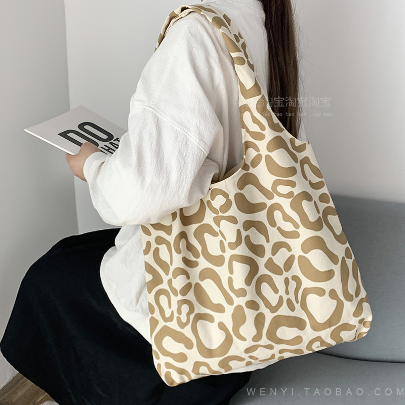 INS estilo coreano clase de estudiante bolsa de lona bolso de hombro femenino estilo perezoso bolsa de tela portátil de gran capacidad bolsa de lona de comercio exterior