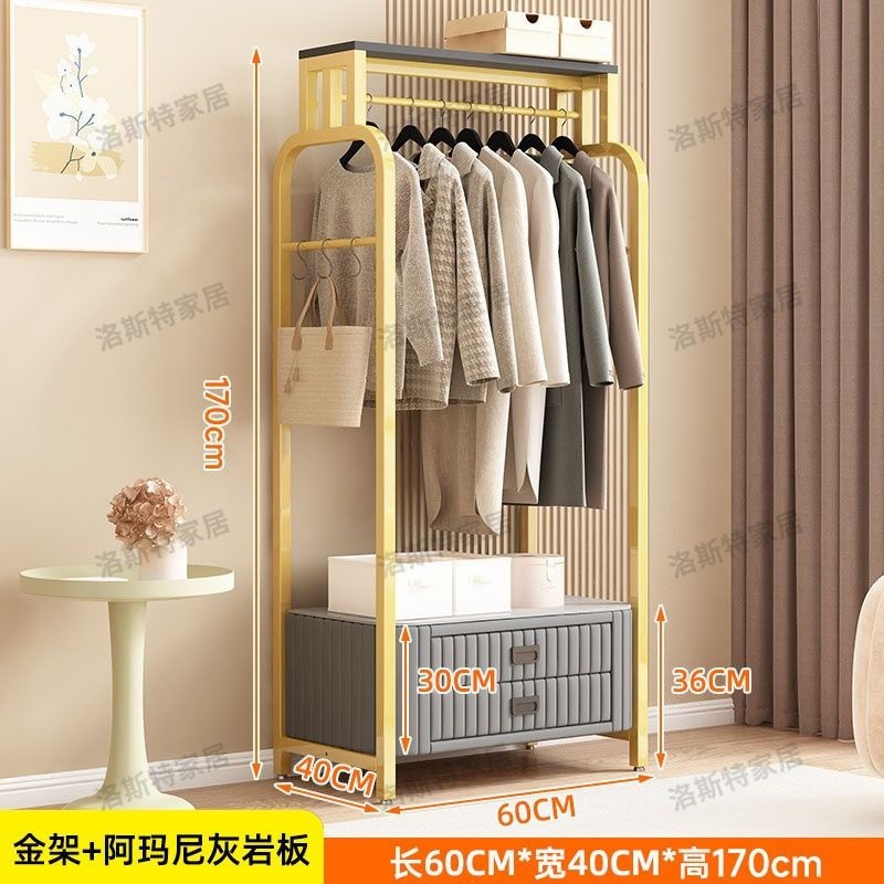 [소프트백 더블드로] 60 골드 프레임 그레이 + 아르마니 그레이 스톤 플레이트