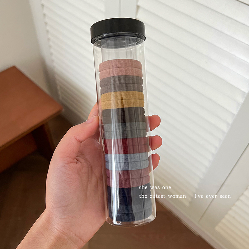 Audaz pelo cuerda pelo anillo pelo adornos sin costuras maotail cabeza cuerda simple no duele alta banda de goma de color elástico