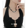 立体爱心新款小众锁骨链