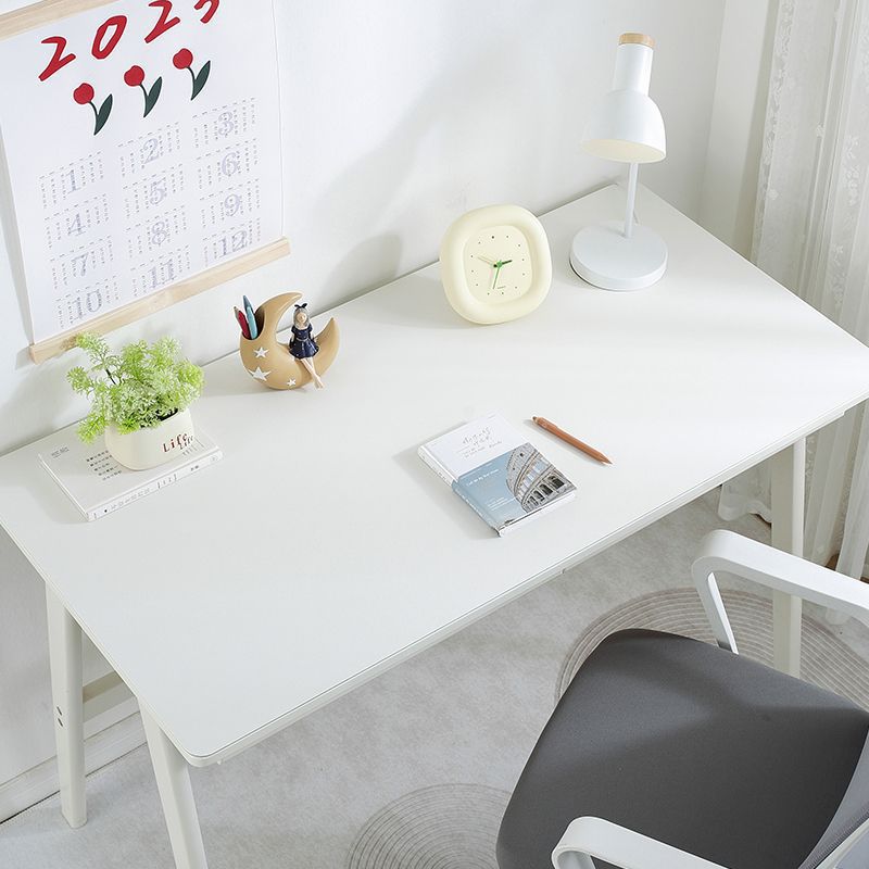 Simple white [upgraded pvc anti-slip bottom]