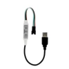 3-key USB black cable white sleeve