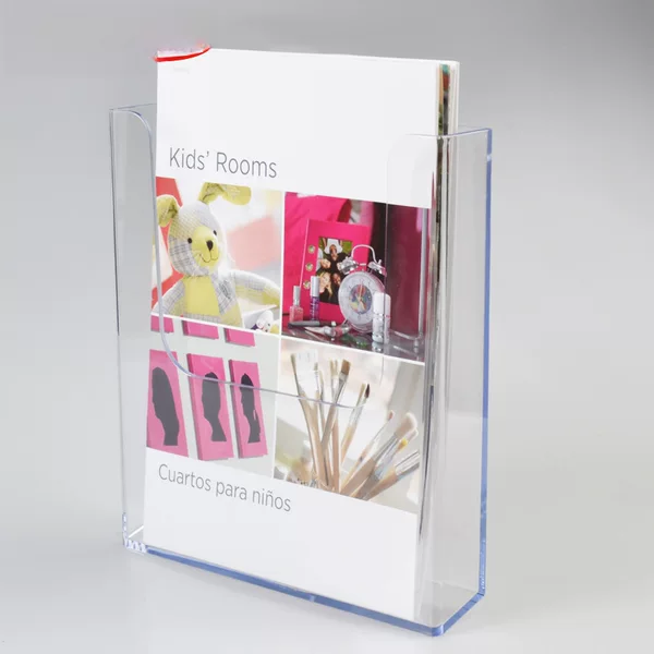 Factory wholesale office rack injection A4 transparent display rack wall-mounted material catalog rack display rack EX-10