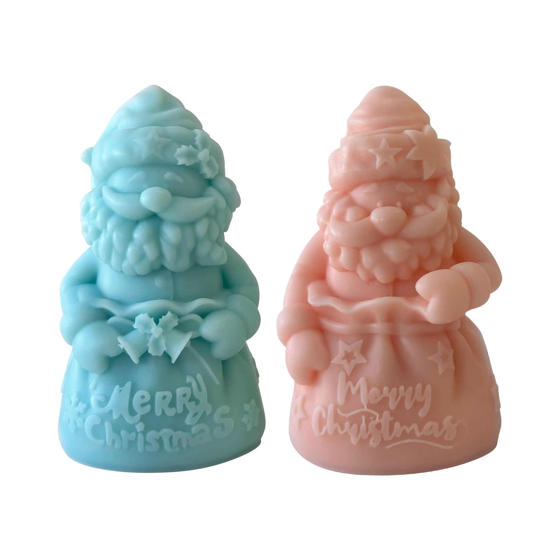 Jiahui Santa Claus molde de polvo DIY bolsas de regalo de Navidad decoraciones hechas a mano jabón aromático abrasivo